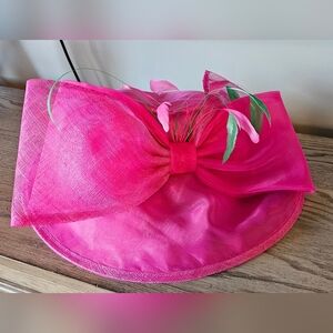 Kentucky Derby Elegant Pink Fascinator Hat